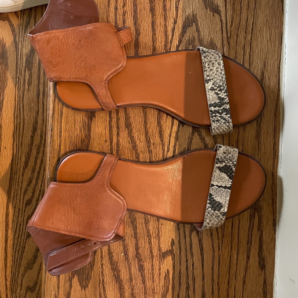 Cole Haan snake skin sandals